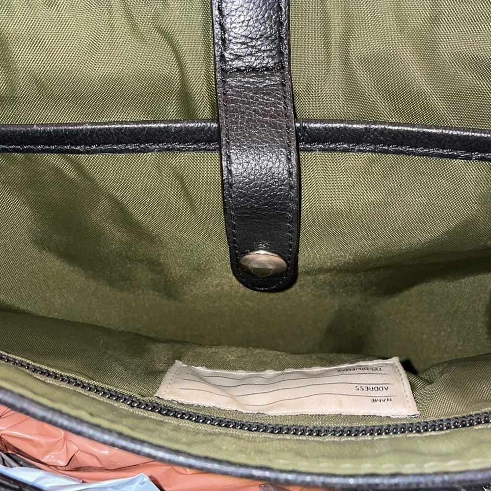 Jack Spade - Men's Pebble Leather Messenger Bag adjustable strap UB 2